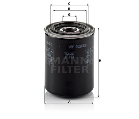 WP 928/82 oil filter