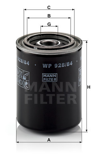 WP 928/84 oil filter