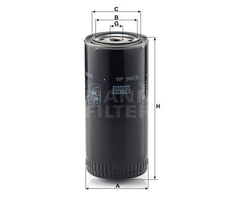WP 962/5 oil filter
