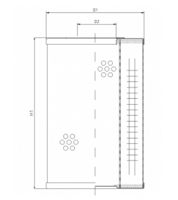 WT1068 hydraulic filter element