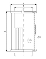 WT1180 hydraulic filter element