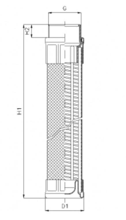 WT1195 hydraulic filter element
