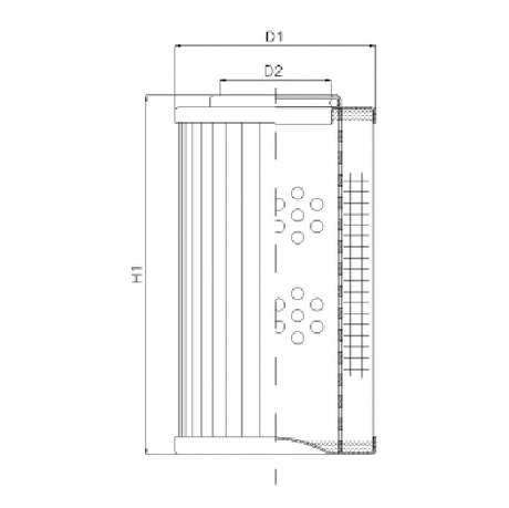 WT1251 hydraulic filter element