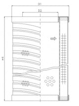 WT1272 hydraulic filter element