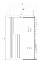 WT1281 hydraulic filter element