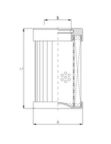 WT1290 hydraulic filter element