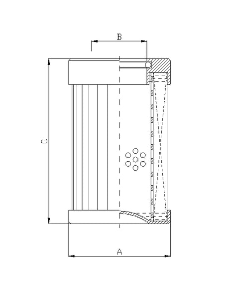 WT1290 hydraulic filter element