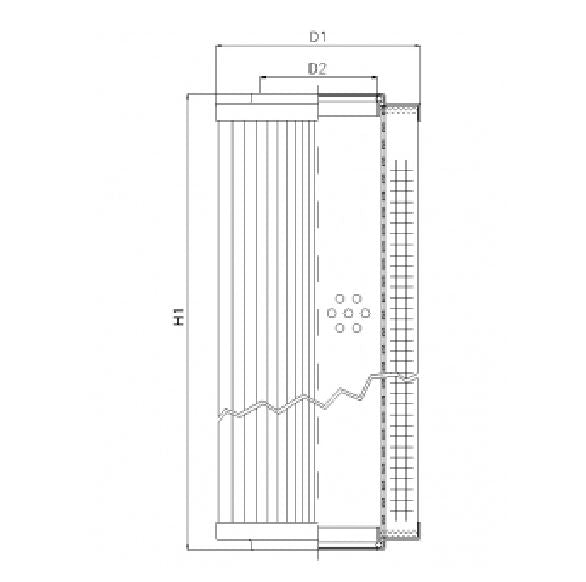 WT1349 hydraulic filter element