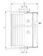 WT1355 hydraulic filter element