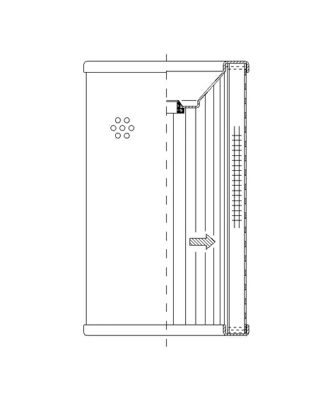 WT1393 hydraulic filter element