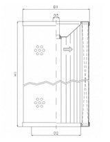 WT1428 hydraulic filter element