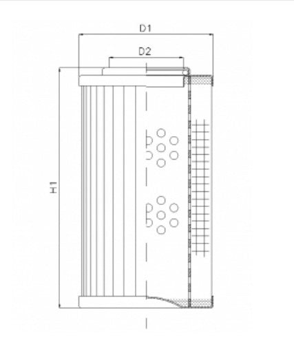 WT1429 hydraulic filter element