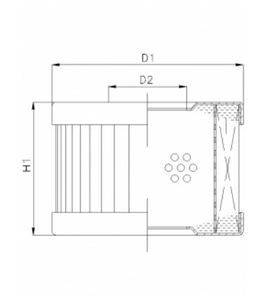 WT1544 hydraulic filter element