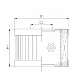 WT1544 hydraulic filter element