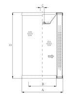 WT1581 hydraulic filter element