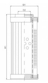 WT1634 hydraulic filter element