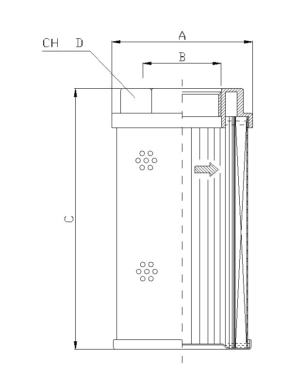 WT1665 suction strainer