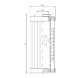 WT1694 hydraulic filter element