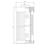 WT1717 hydraulic filter element