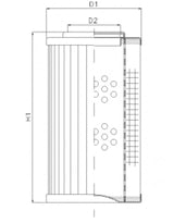 WT1733 hydraulic filter element