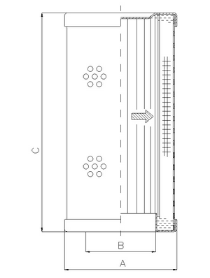 WT1794 hydraulic filter element