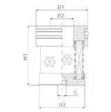 WT1818 hydraulic filter element
