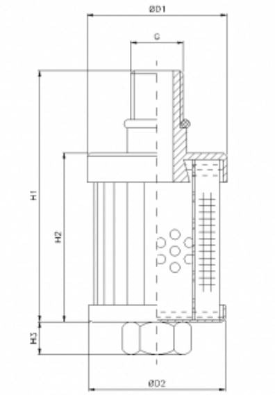 WT1847 hydraulic filter element