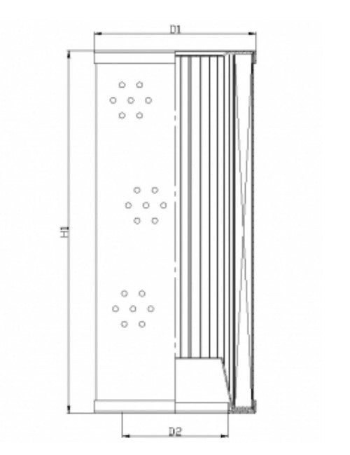 WT1863 hydraulic filter element