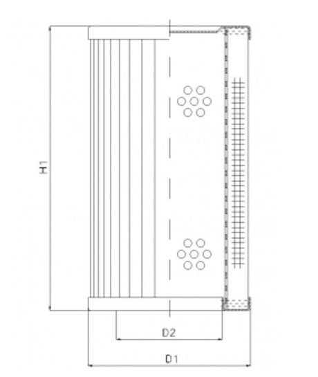 WT1873 hydraulic filter element