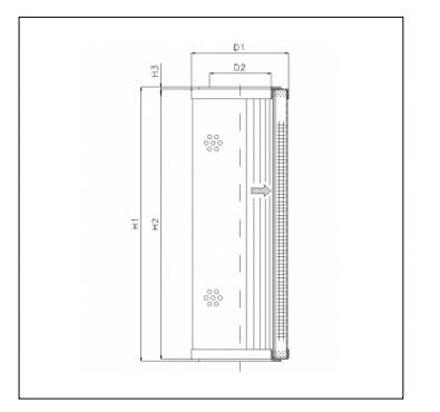 WT191 hydraulic filter element