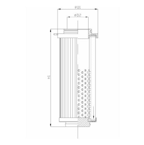 WT1933 hydraulic filter element