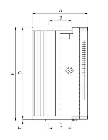 WT218 hydraulic filter element