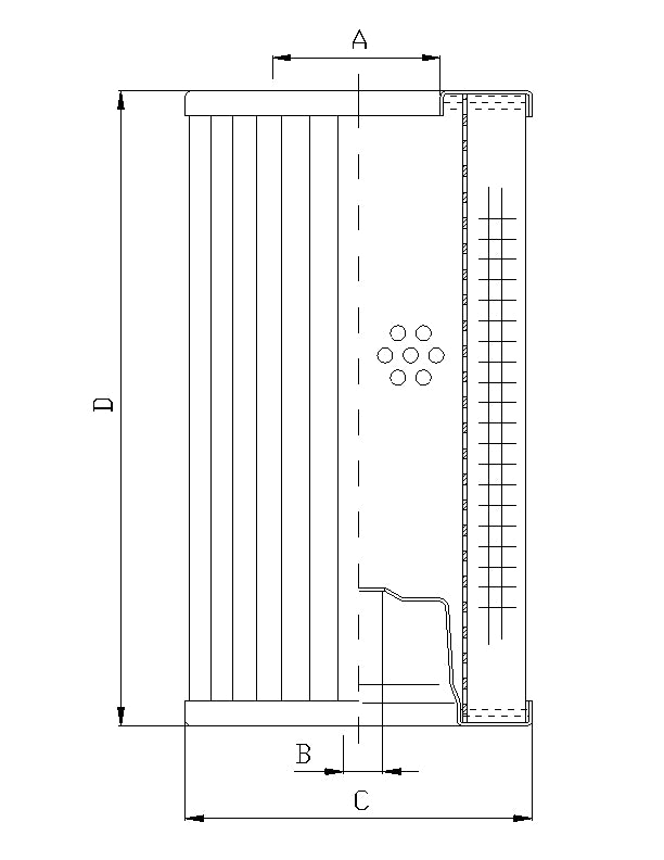 WT527 hydraulic filter element