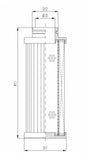 WT861 hydraulic filter element