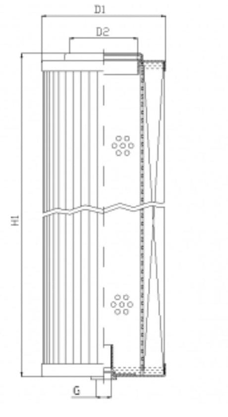 WT863 hydraulic filter element