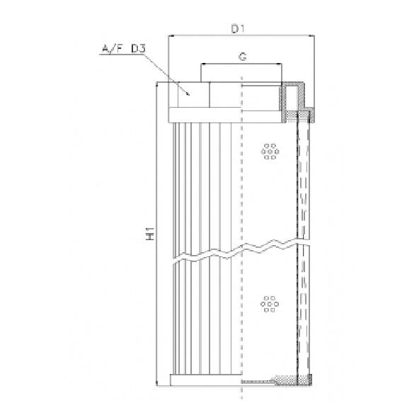 WT880 hydraulic filter element