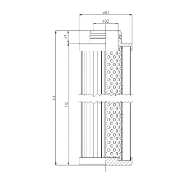 WT987 hydraulic filter element