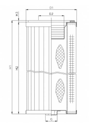 WX144 air filter element