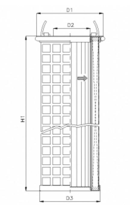 WX270 hydraulic filter element