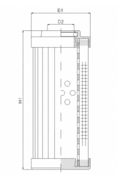 WX361 hydraulic filter element