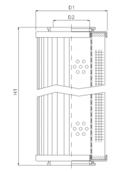WX480 hydraulic filter element