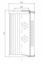 WX481 hydraulic filter element