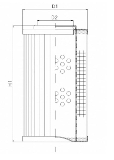 WX481 hydraulic filter element