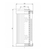 XD063G10BV hydraulic filter element