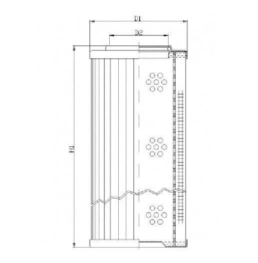 XD1000G15A hydraulic filter element