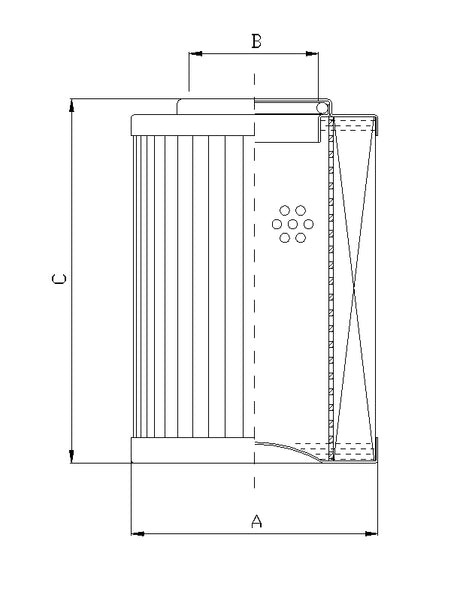 XD160G03AV hydraulic filter element