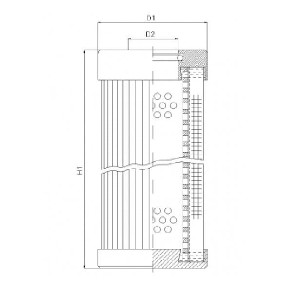 XD160G03BV hydraulic filter element