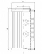 XD160G10A/ESD hydraulic filter element