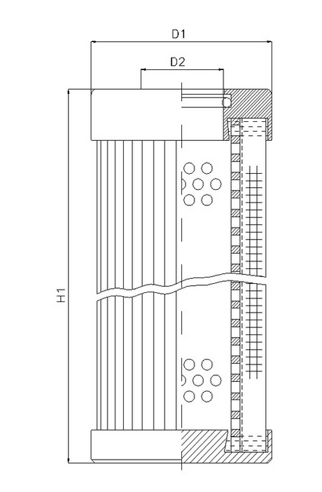 XD250G03BV hydraulic filter element