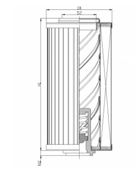 XD400T25A/3 hydraulic filter element